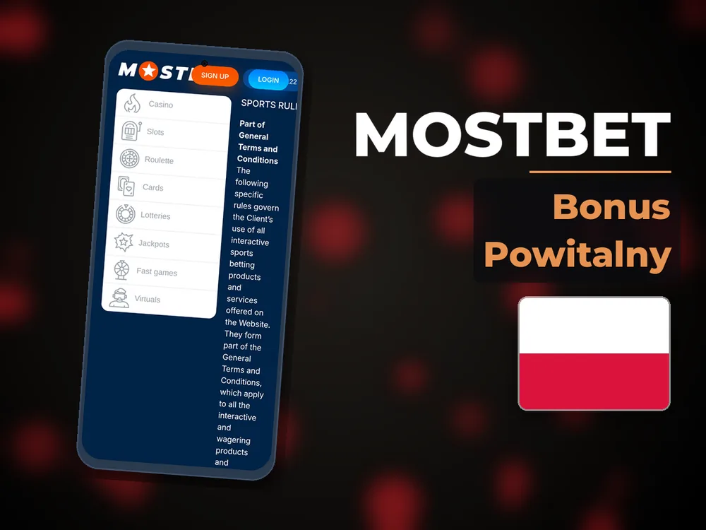 mostbet - Bonus Powitalny