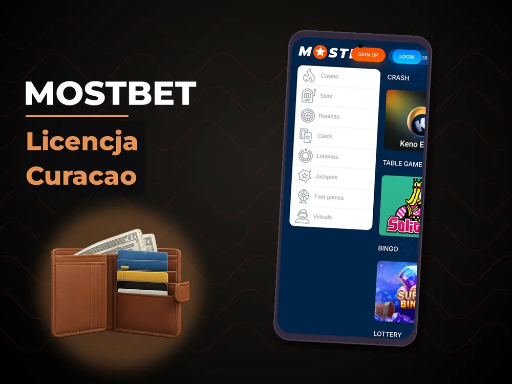 mostbet - Licencja Curacao