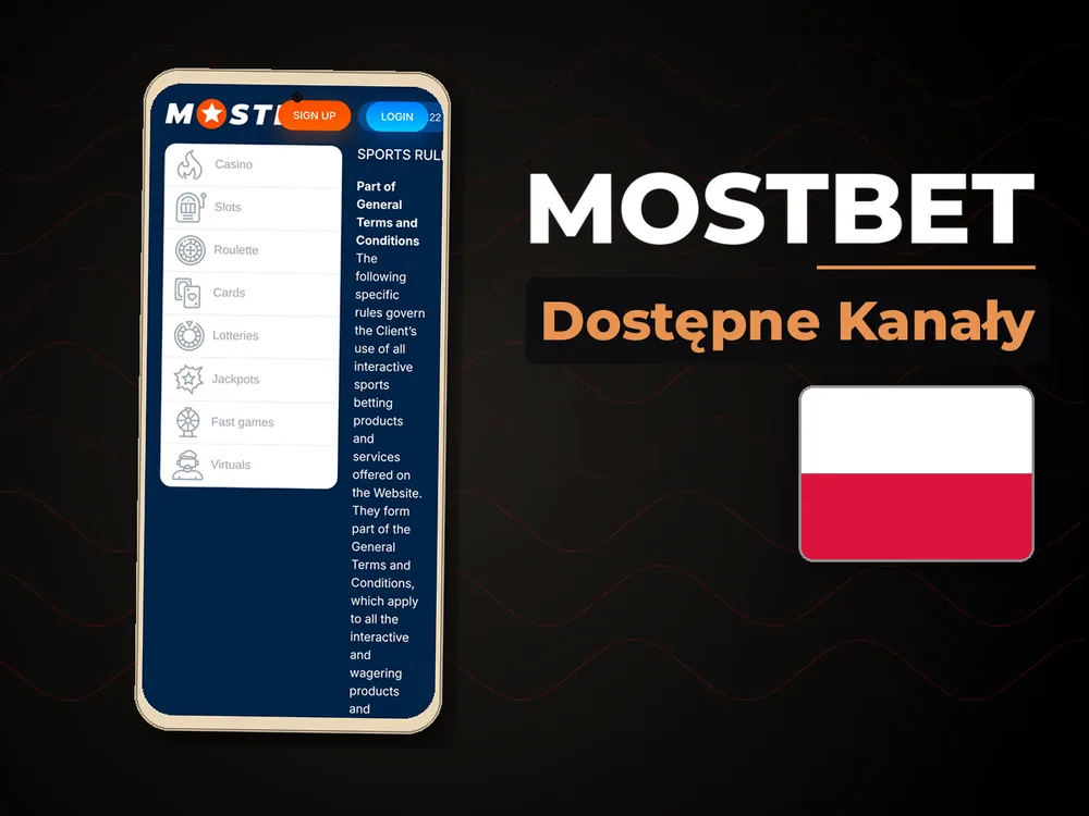 mostbet - Dostępne Kanały