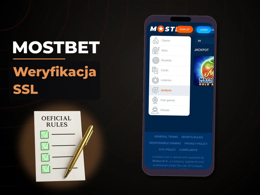mostbet - Weryfikacja SSL