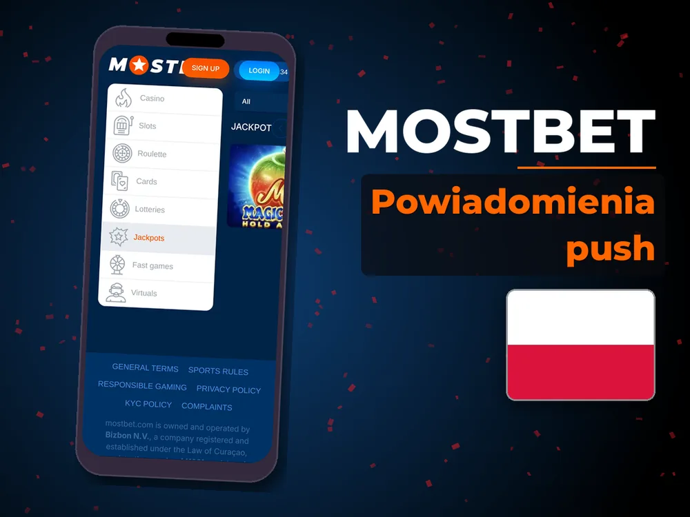 mostbet - Powiadomienia push
