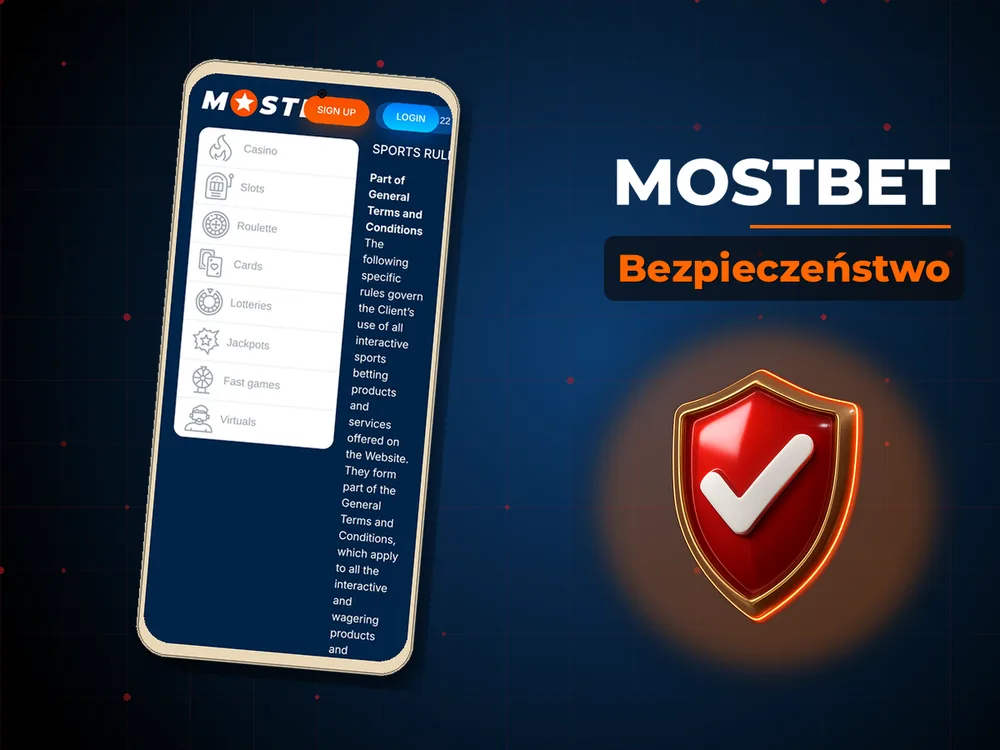 mostbet - Bezpieczeństwo