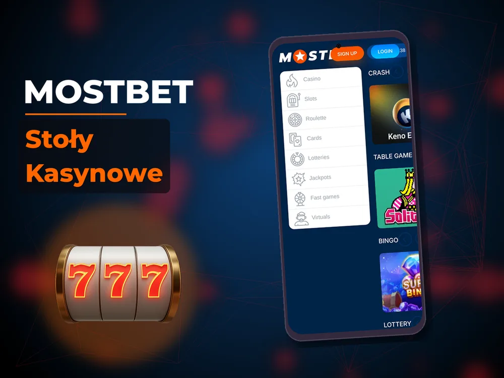 mostbet - Stoły Kasynowe
