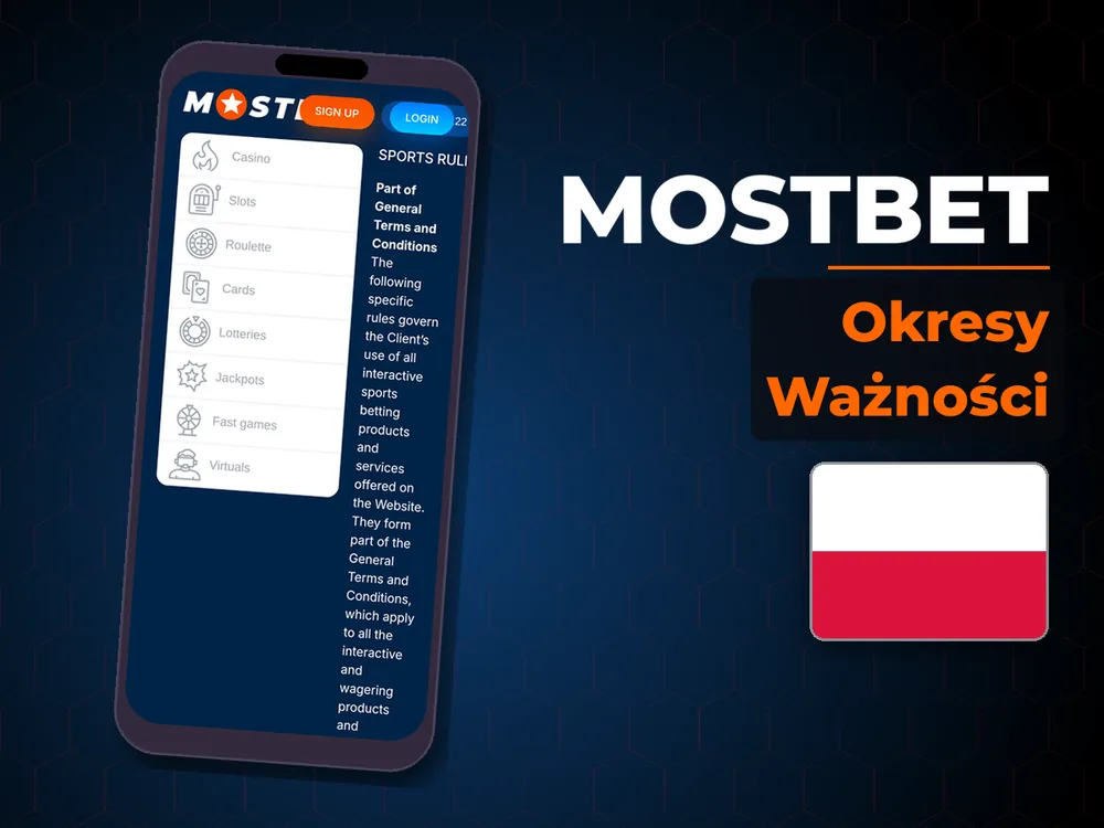 mostbet - Okresy Ważności
