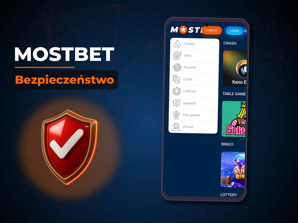 mostbet - Bezpieczeństwo