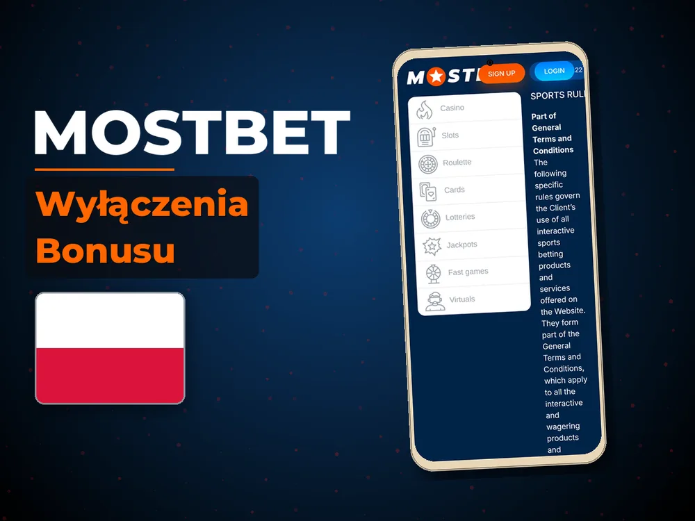 mostbet - Wyłączenia Bonusu