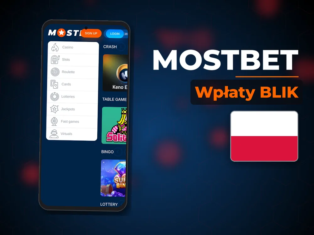 mostbet - Wpłaty BLIK