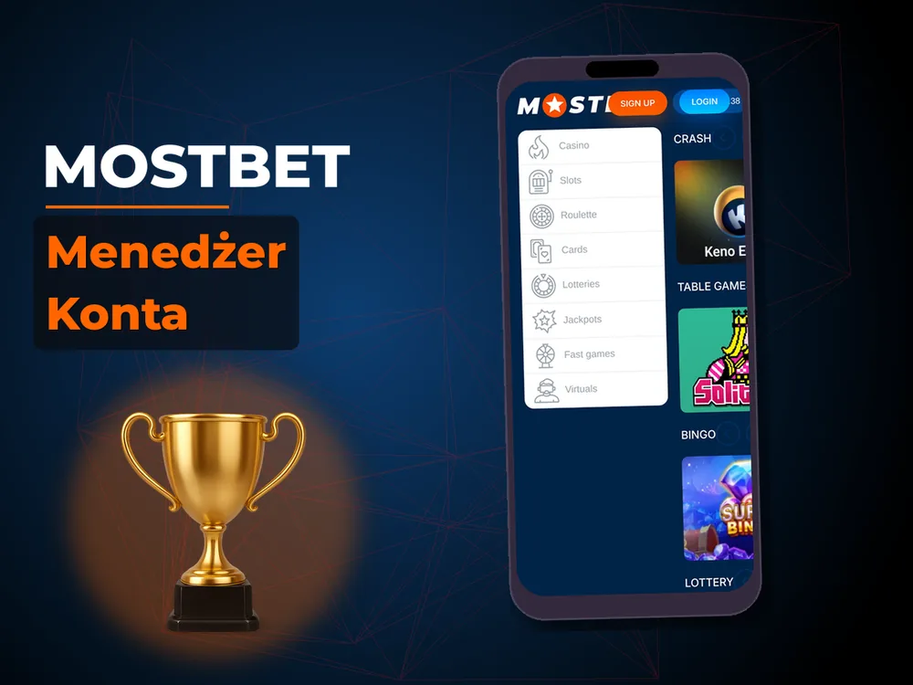 mostbet - Menedżer Konta